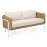 Aby 69.5" Outdoor Loveseat - Dravite Ivory