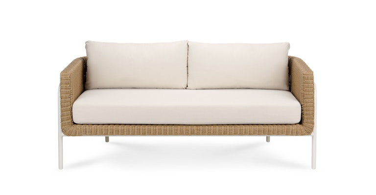 Aby Dravite Ivory Loveseat - Primary View 1 of 14 (Open Fullscreen View).