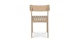 Marol Washed Oak Dining Chair - Gallery View 5 of 10.