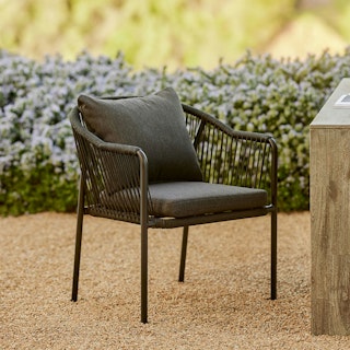 Calicut Outdoor Dining Chair - Coast Black