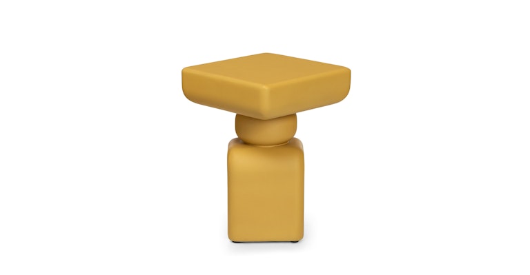Faro Burnt Yellow Side Table - Primary View 1 of 8 (Open Fullscreen View).