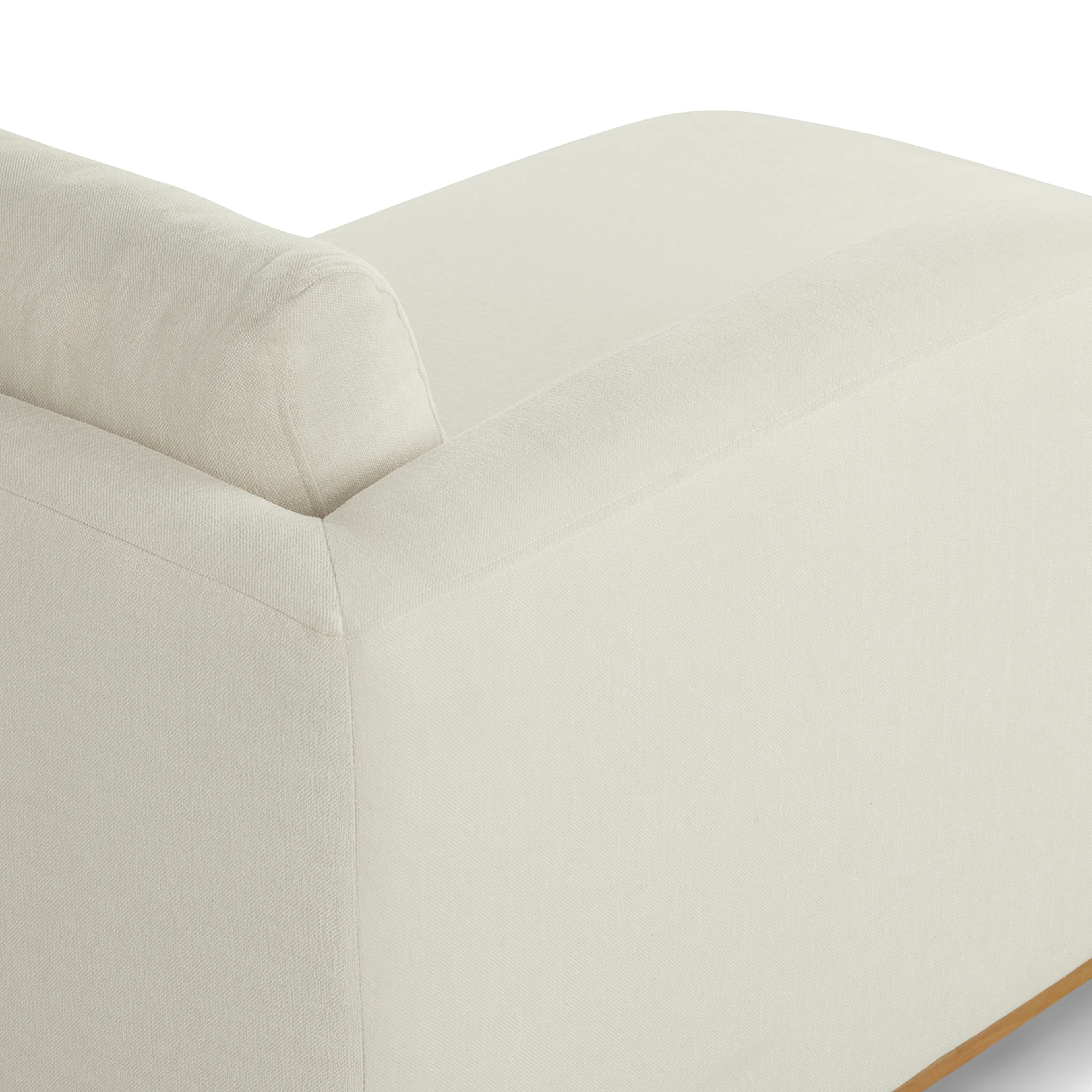 Kinso 115" Left Sectional - Buckler Ivory