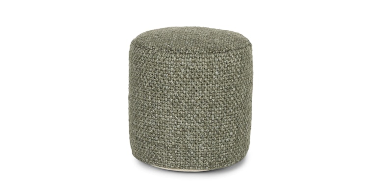 Texa Speckled Green Pouf - Primary View 1 of 7 (Open Fullscreen View).