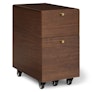 Krossa 12" File Cabinet - Walnut