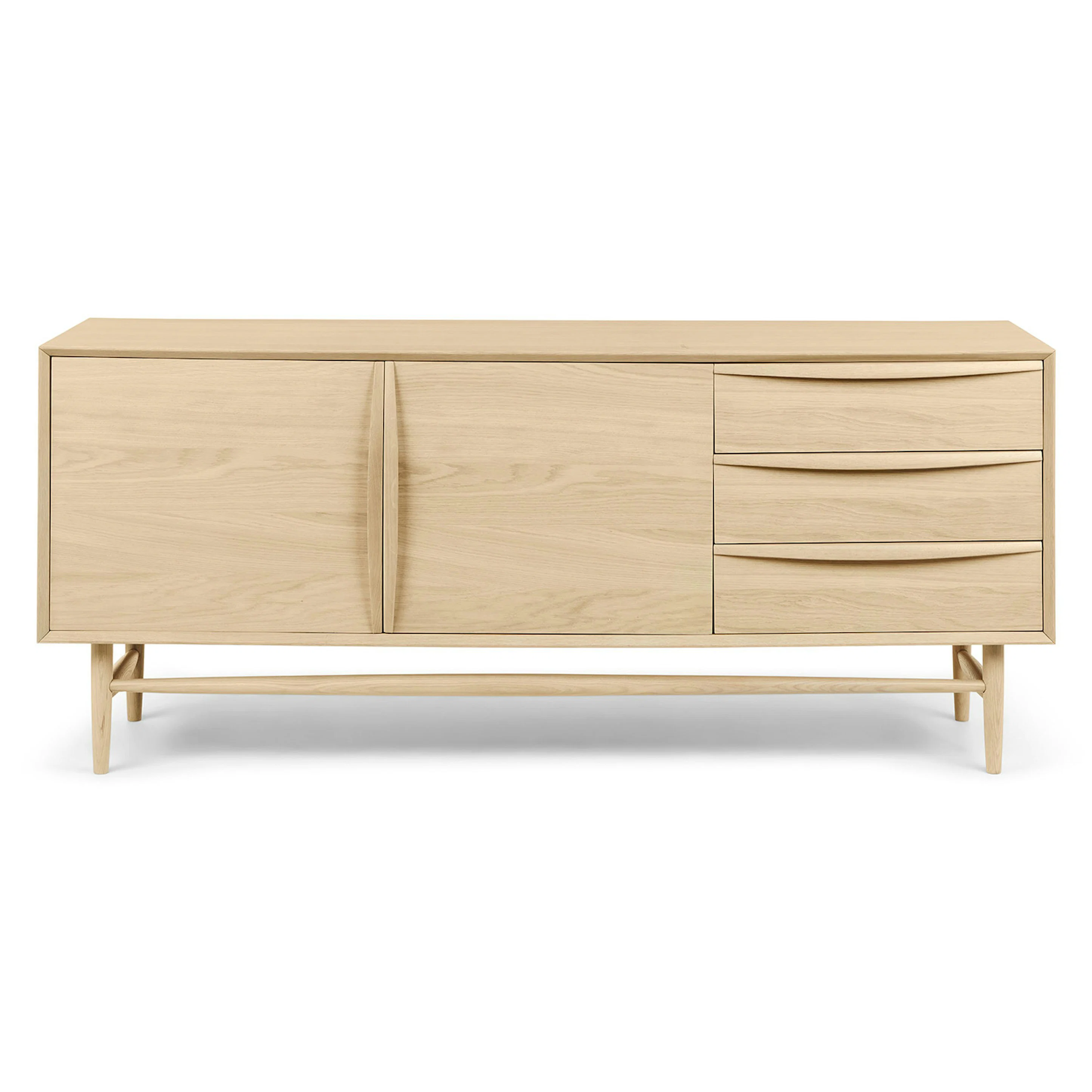 Lenia 71" White Oak Sideboard - Stylish Storage