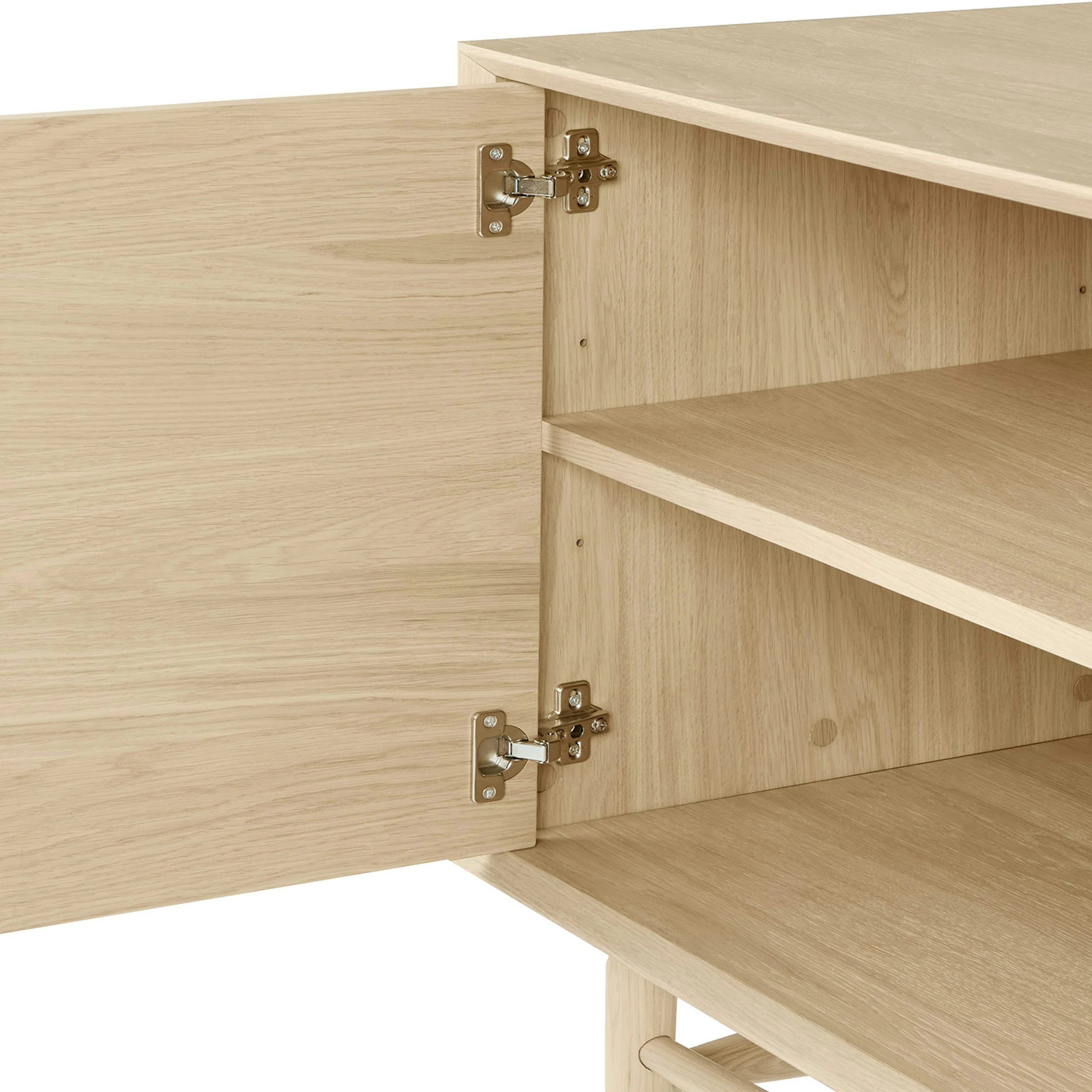 Lenia 71" White Oak Sideboard - Stylish Storage