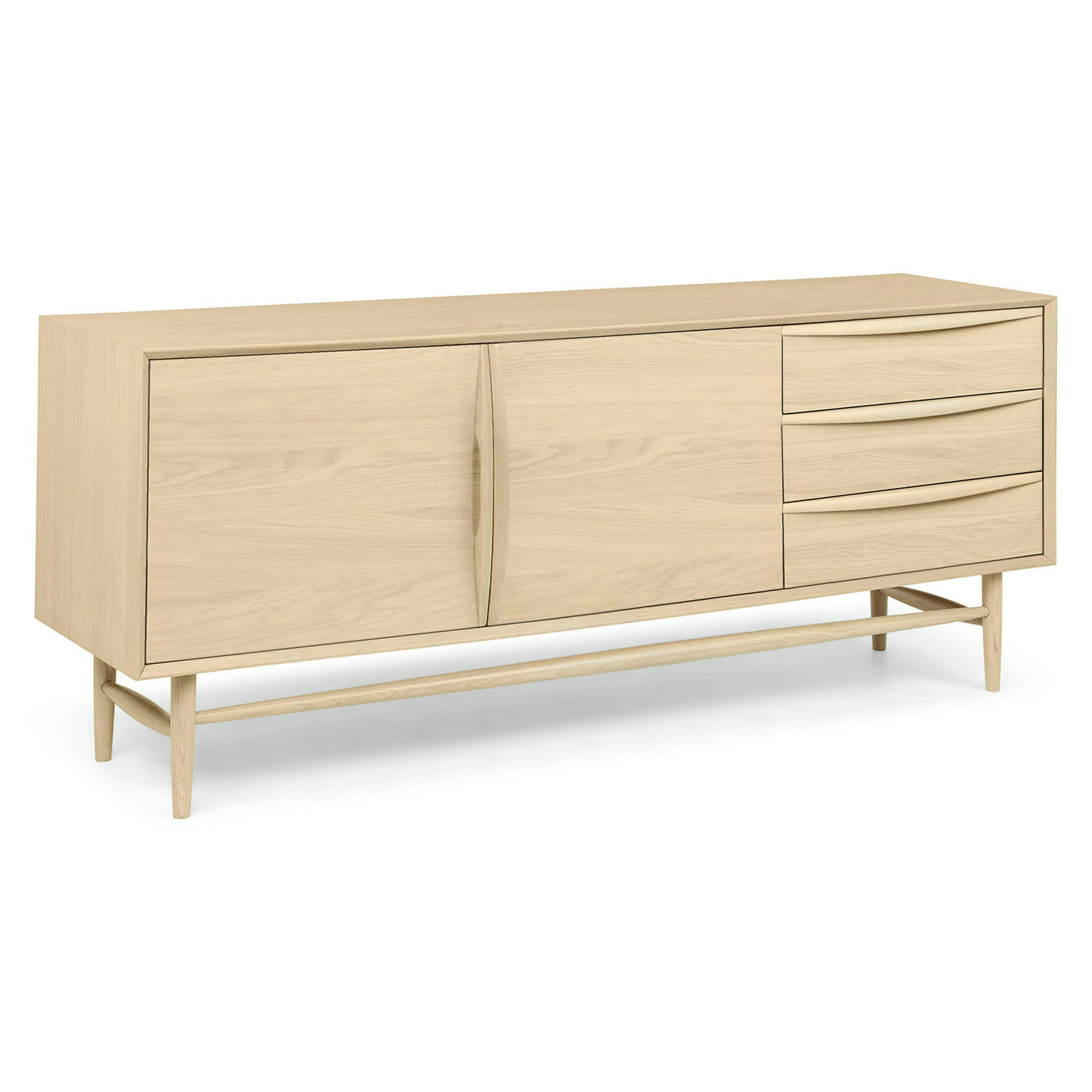 Lenia 71" White Oak Sideboard - Stylish Storage
