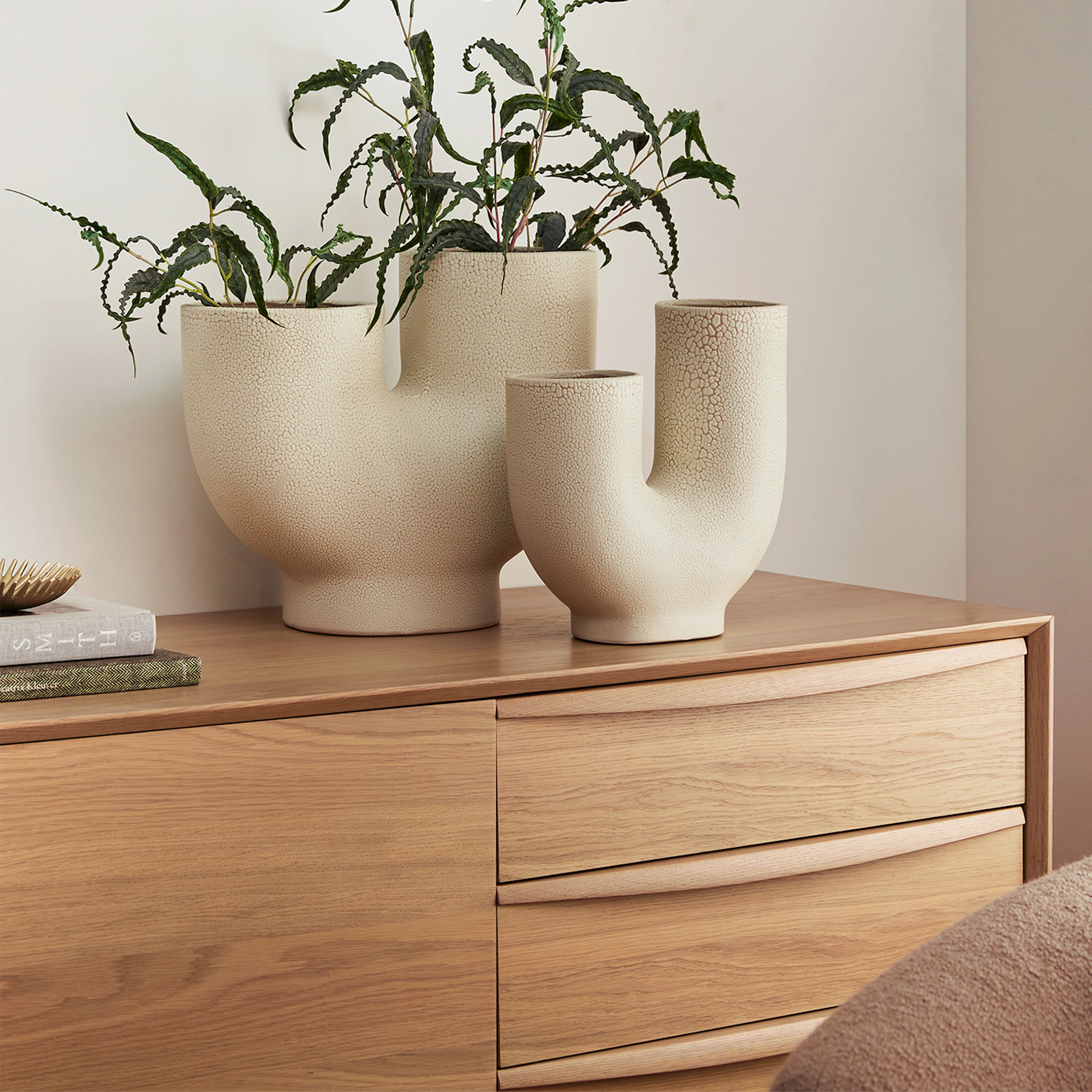 Lenia 71" White Oak Sideboard - Stylish Storage