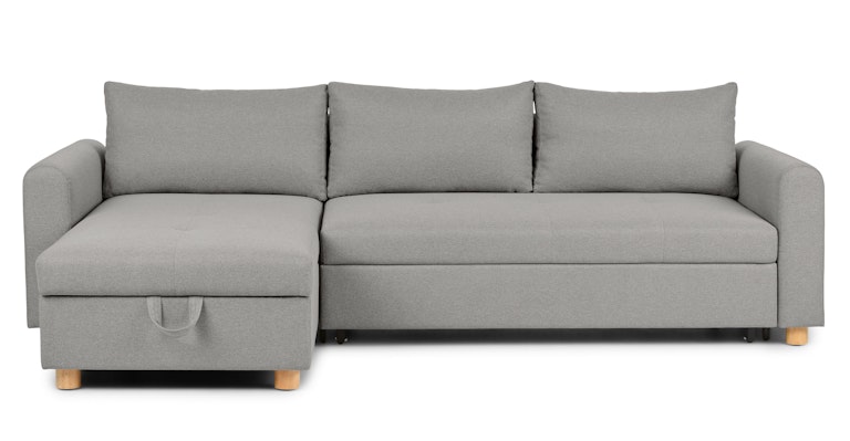Nordby Pep Gray Reversible Sleeper Sectional - Primary View 1 of 14 (Open Fullscreen View).