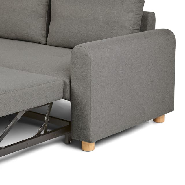 Nordby Henge Gray Fabric Reversible Sectional Article