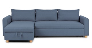 Nordby Lull Blue Reversible Sleeper Sectional