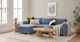 Nordby Lull Blue Reversible Sectional - Gallery View 2 of 14.