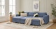 Nordby Lull Blue Reversible Sectional - Gallery View 3 of 14.