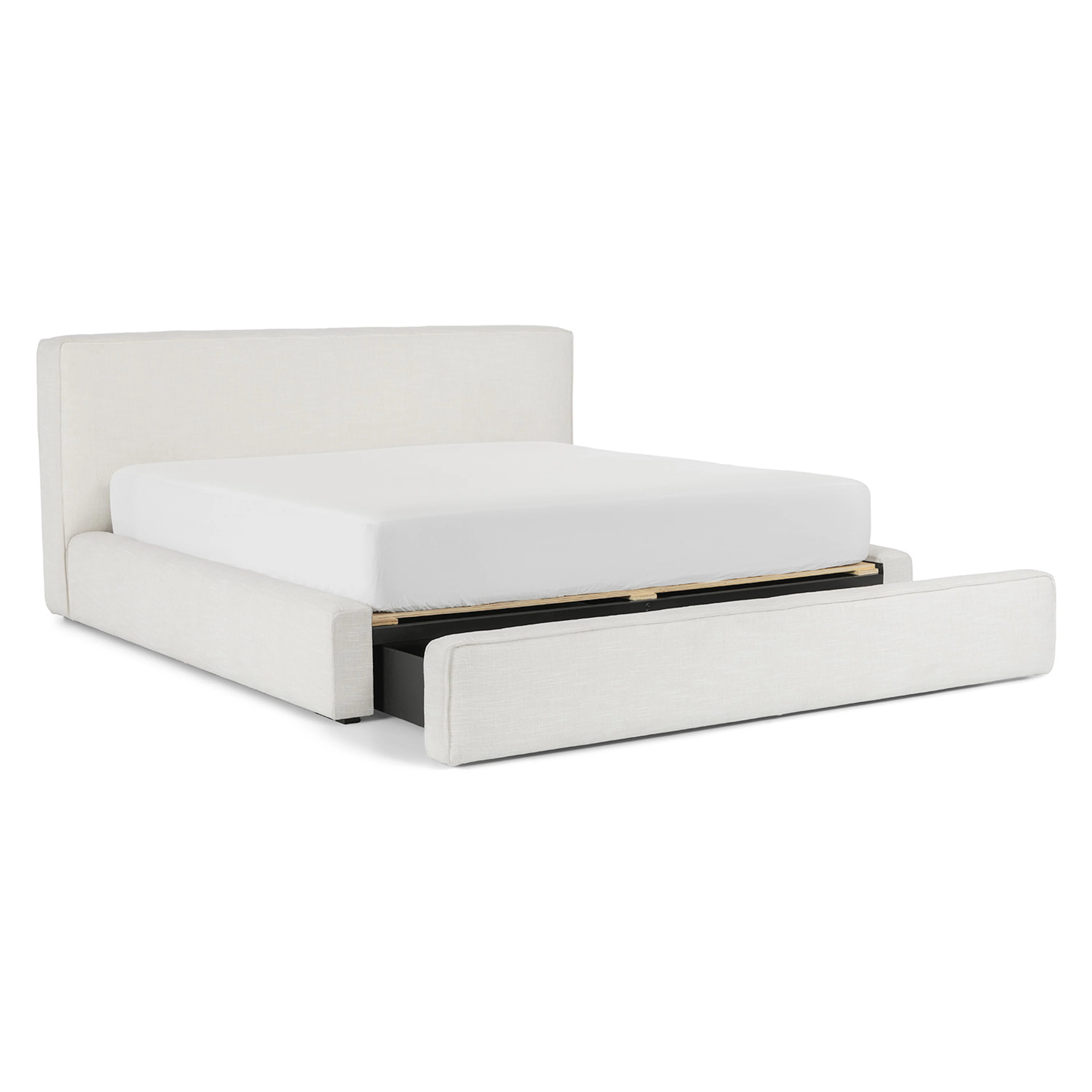 Cigar King Storage Bed - Ankara Ivory