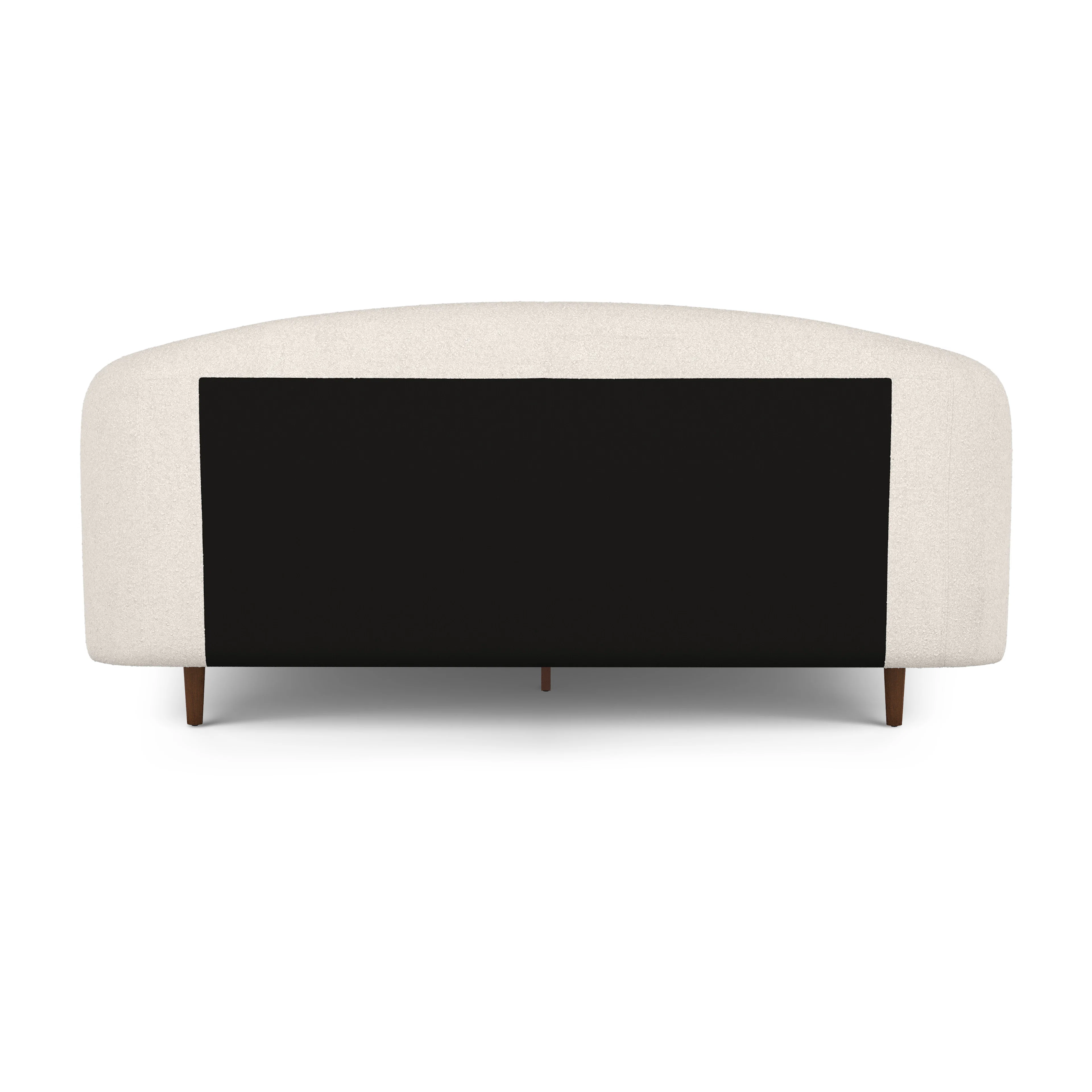 Kayra King Bed - Ivory Bouclé