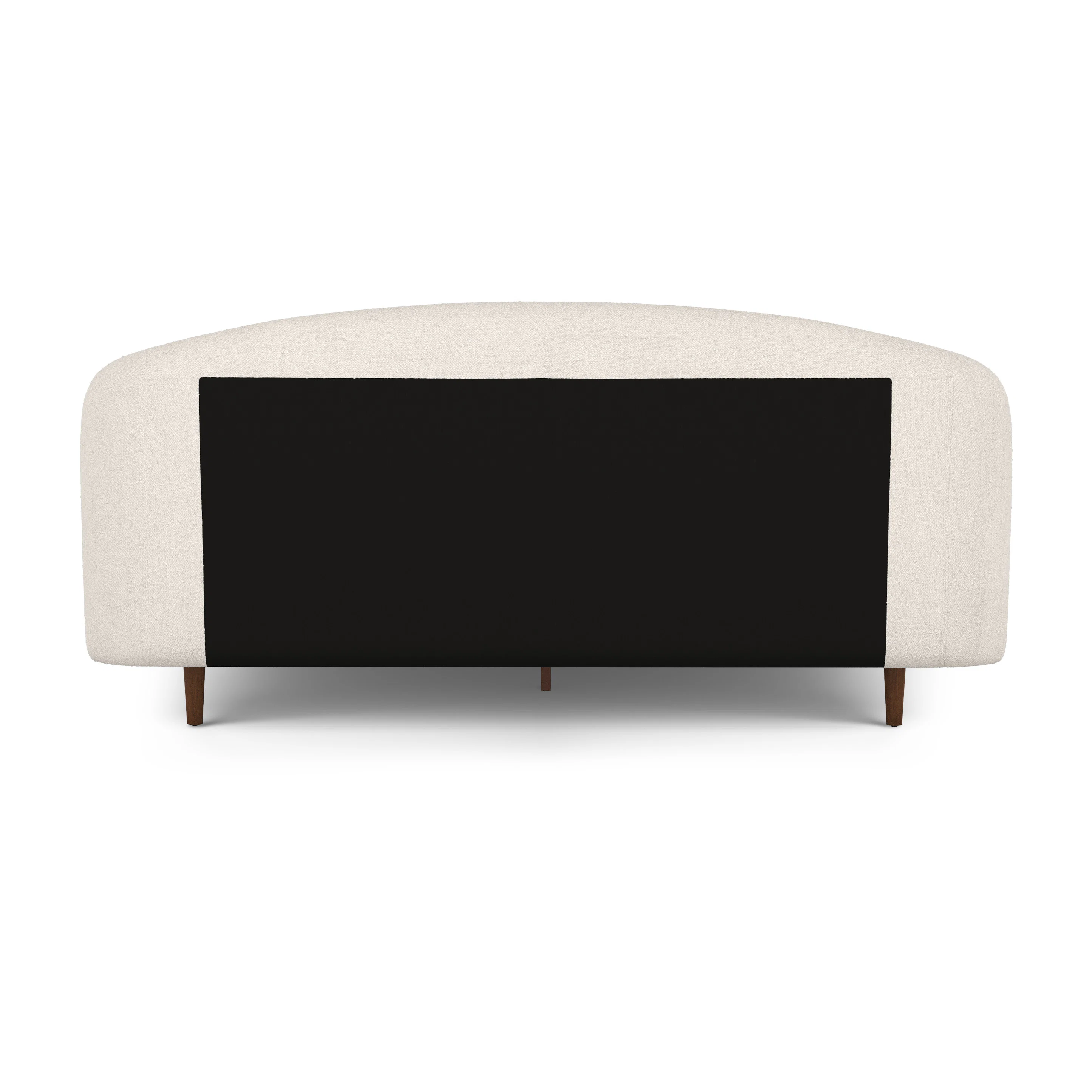 Kayra King Bed - Ivory Bouclé