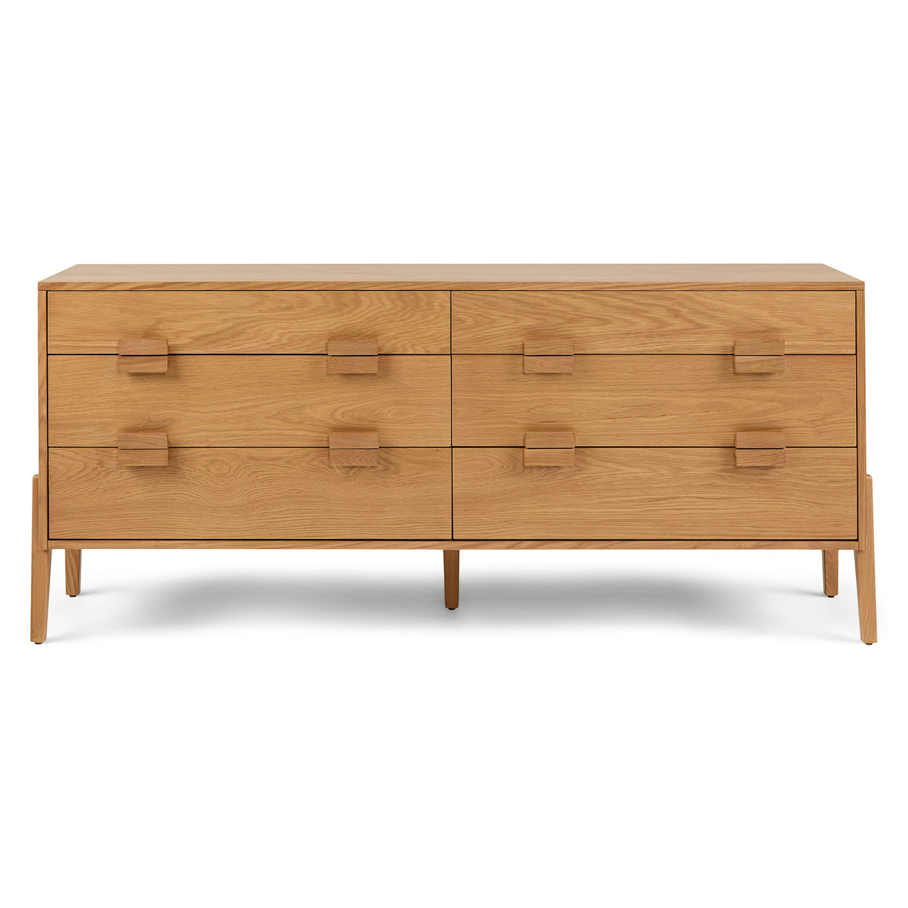 Vireo 6-Drawer Double Dresser - Oak