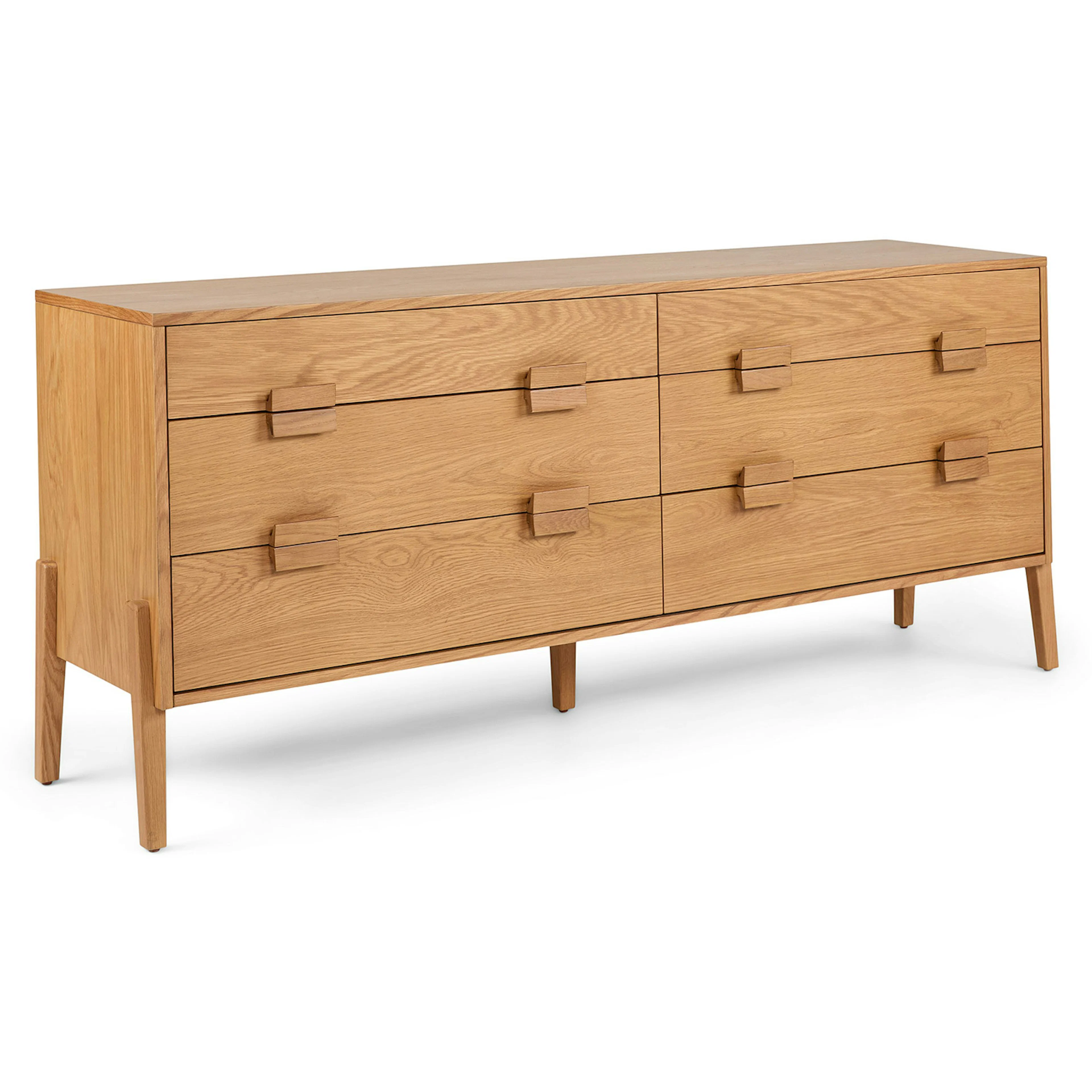 Vireo 6-Drawer Double Dresser - Oak