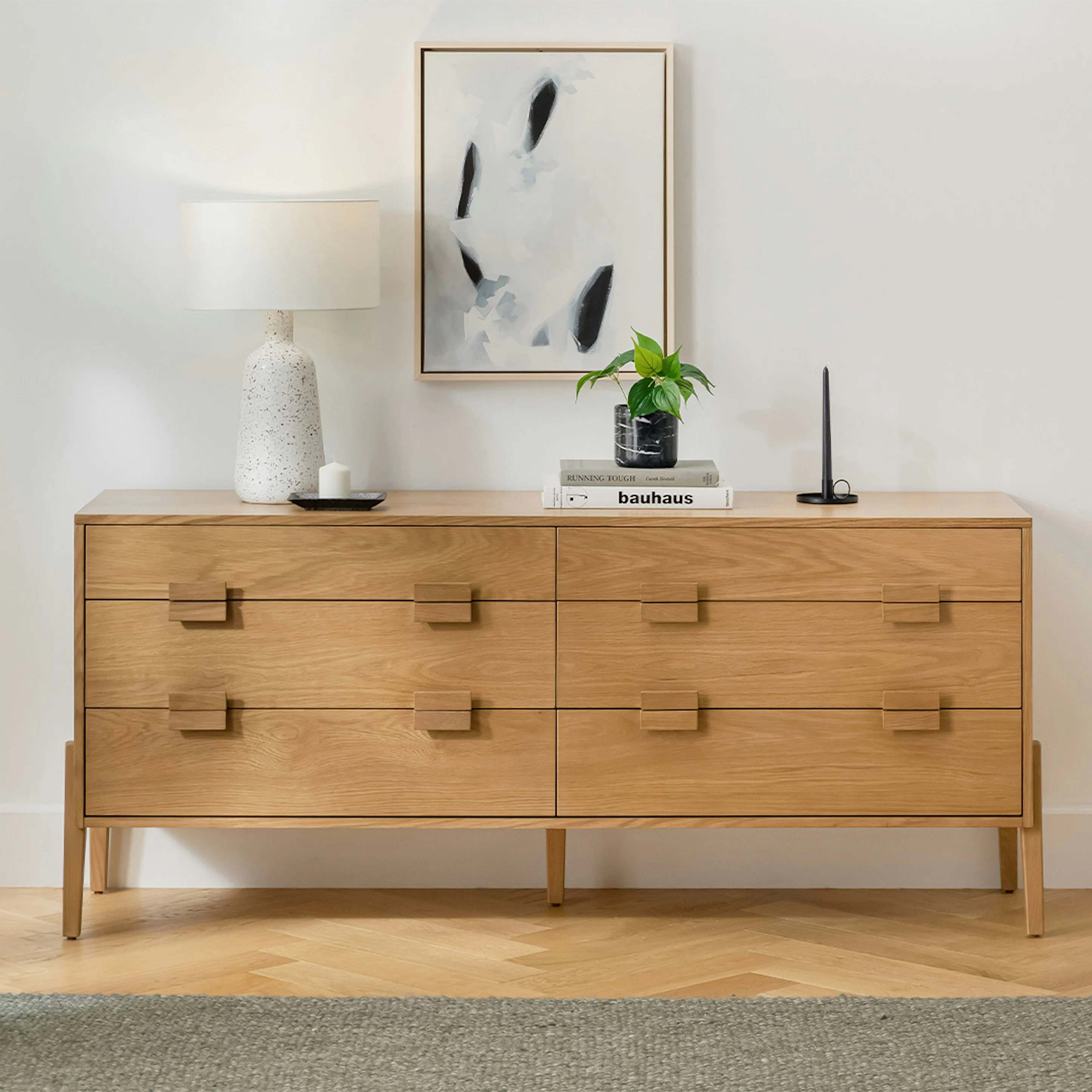 Vireo 6-Drawer Double Dresser - Oak