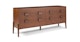Vireo Walnut 6-Drawer Double Dresser - Gallery View 3 of 11.