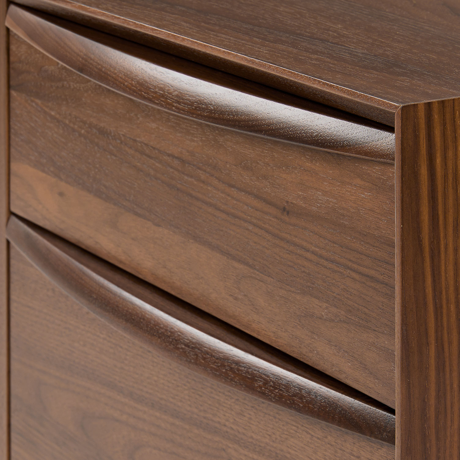 Lenia Solid & Veneered Walnut Wood 9 Drawer Dresser | Article