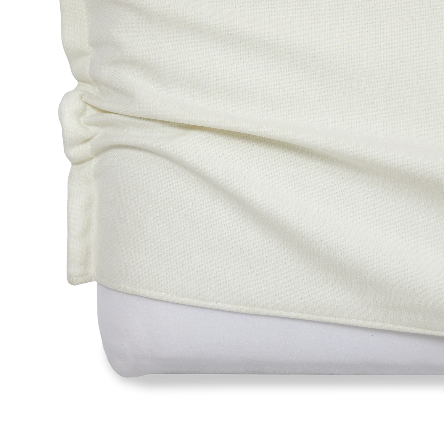 Saba Queen Slipcover Headboard - Boulevard White