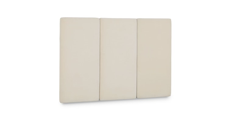 Noel Plush Pacific Taupe Queen Headboard - Primary View 1 of 10 (Open Fullscreen View).