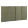 Noel King Velvet Headboard - Plush Pacific Sage