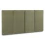 Noel King Velvet Headboard - Plush Pacific Sage