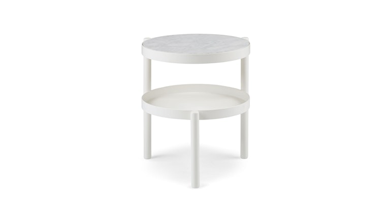 Virk Abyss White Nightstand - Primary View 1 of 10 (Open Fullscreen View).