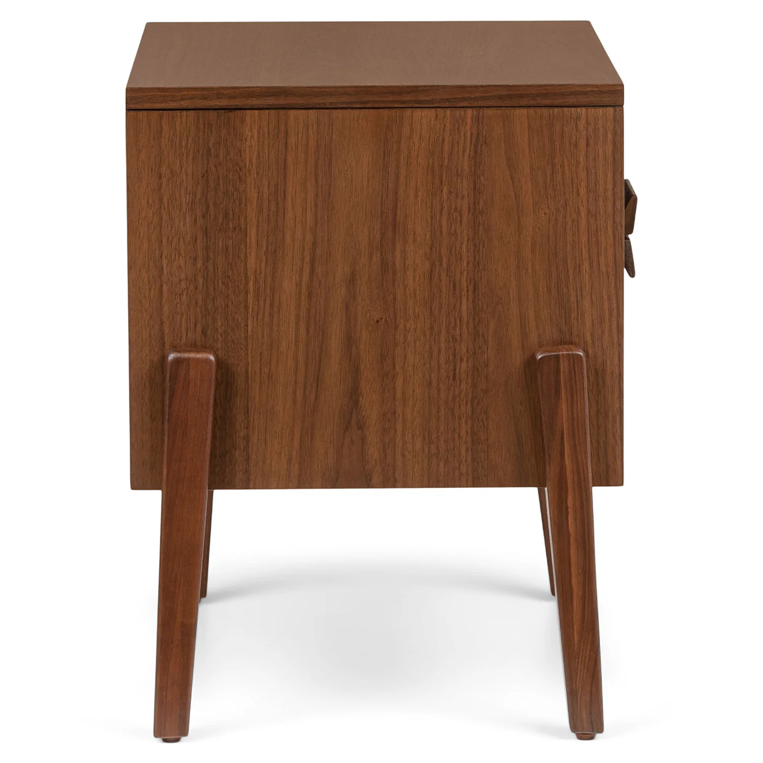 Vireo 2-Drawer Walnut Nightstand - Modern Design