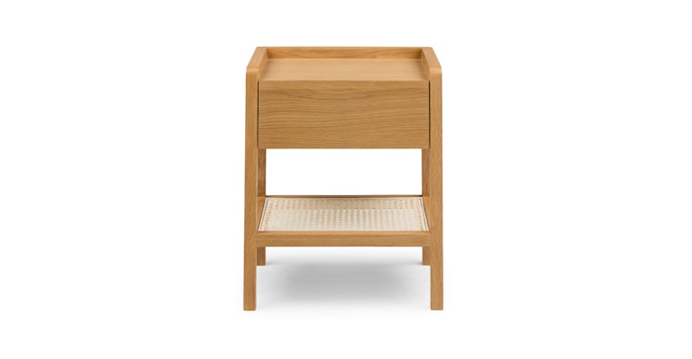 Candra Oak 1 Drawer Nightstand - Primary View 1 of 13 (Open Fullscreen View).