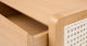Candra Oak 1 Drawer Nightstand - Gallery View 7 of 13.