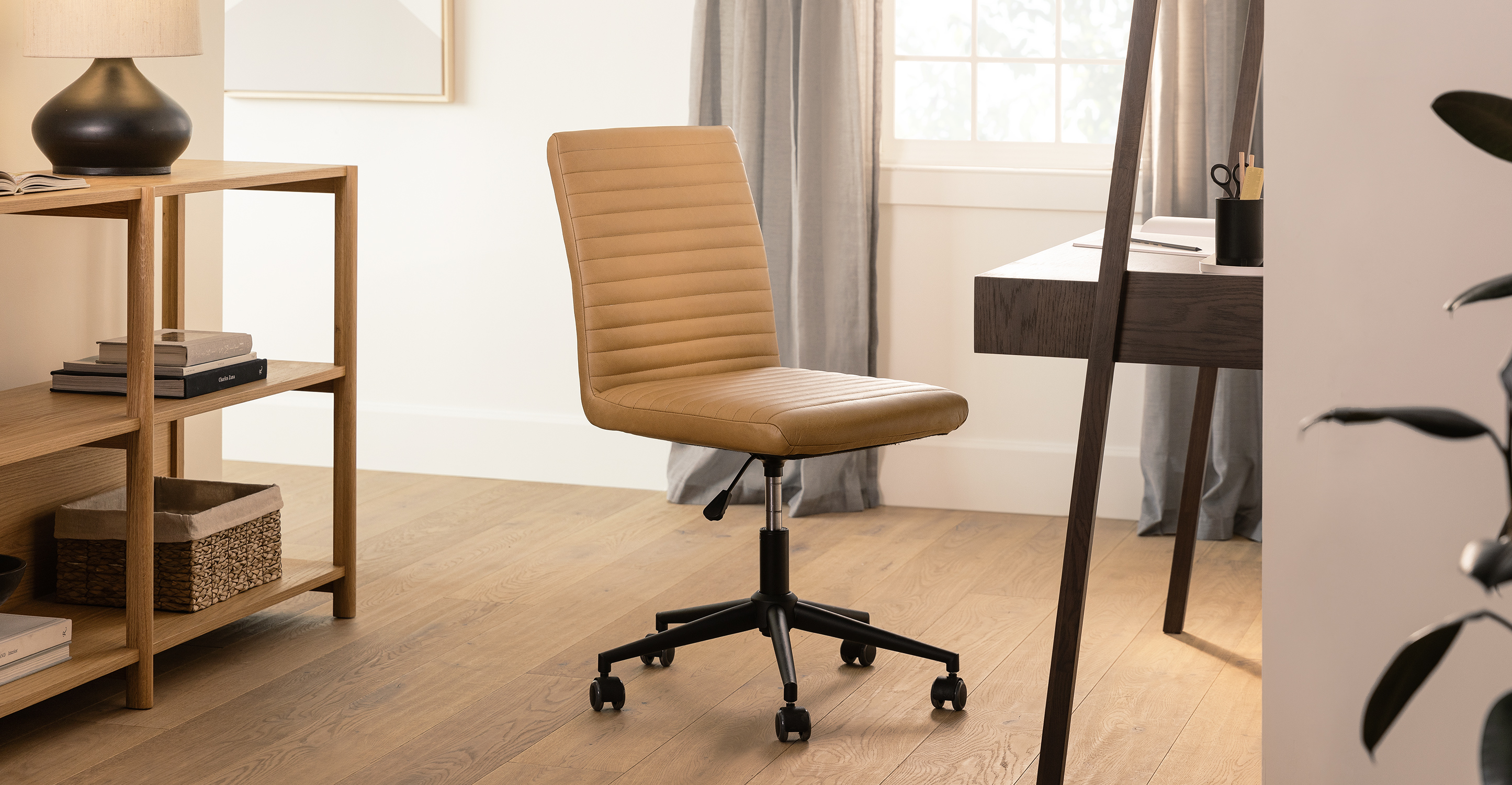 Argos tan best sale office chair