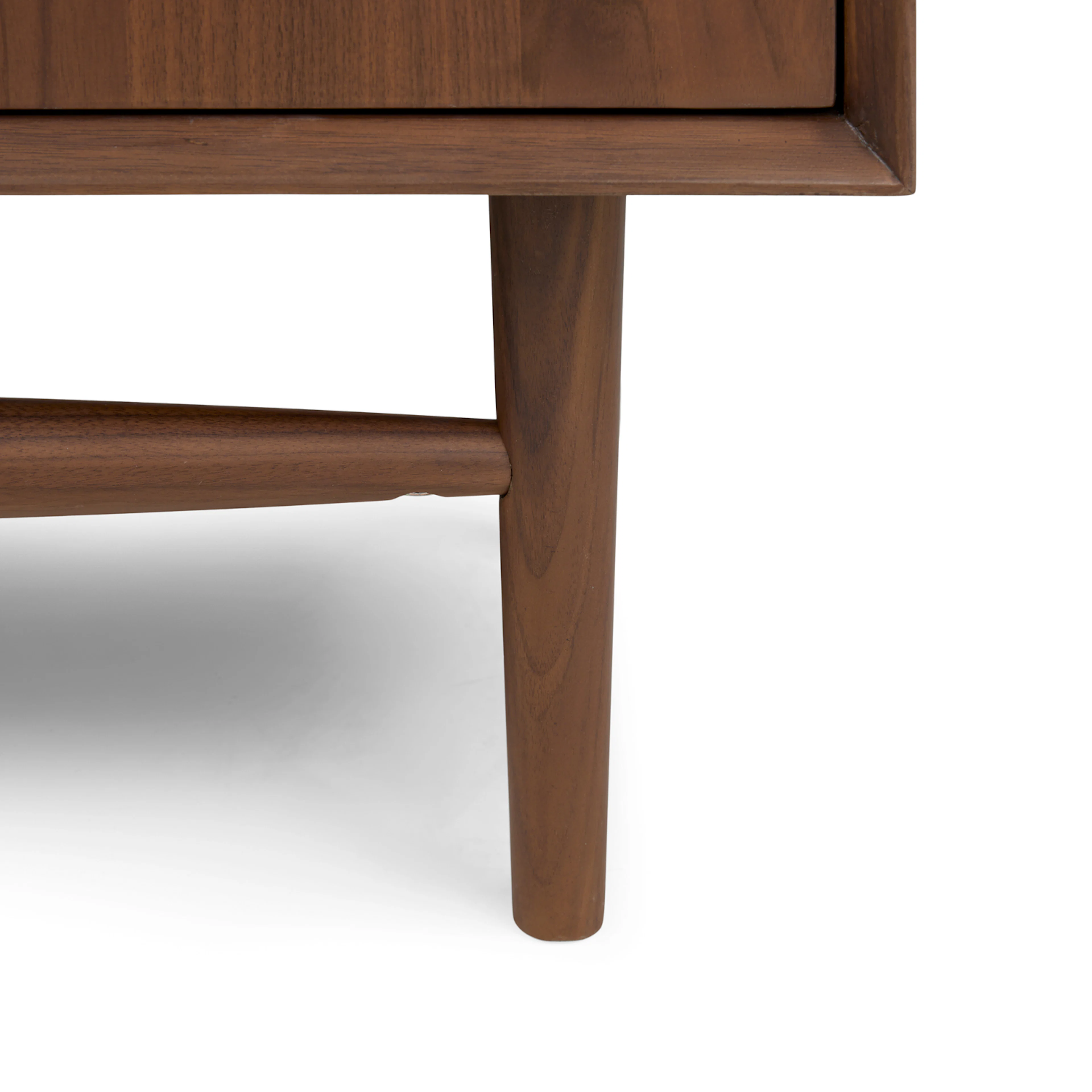 Lenia 34" Walnut Cabinet - Stylish Storage Solution