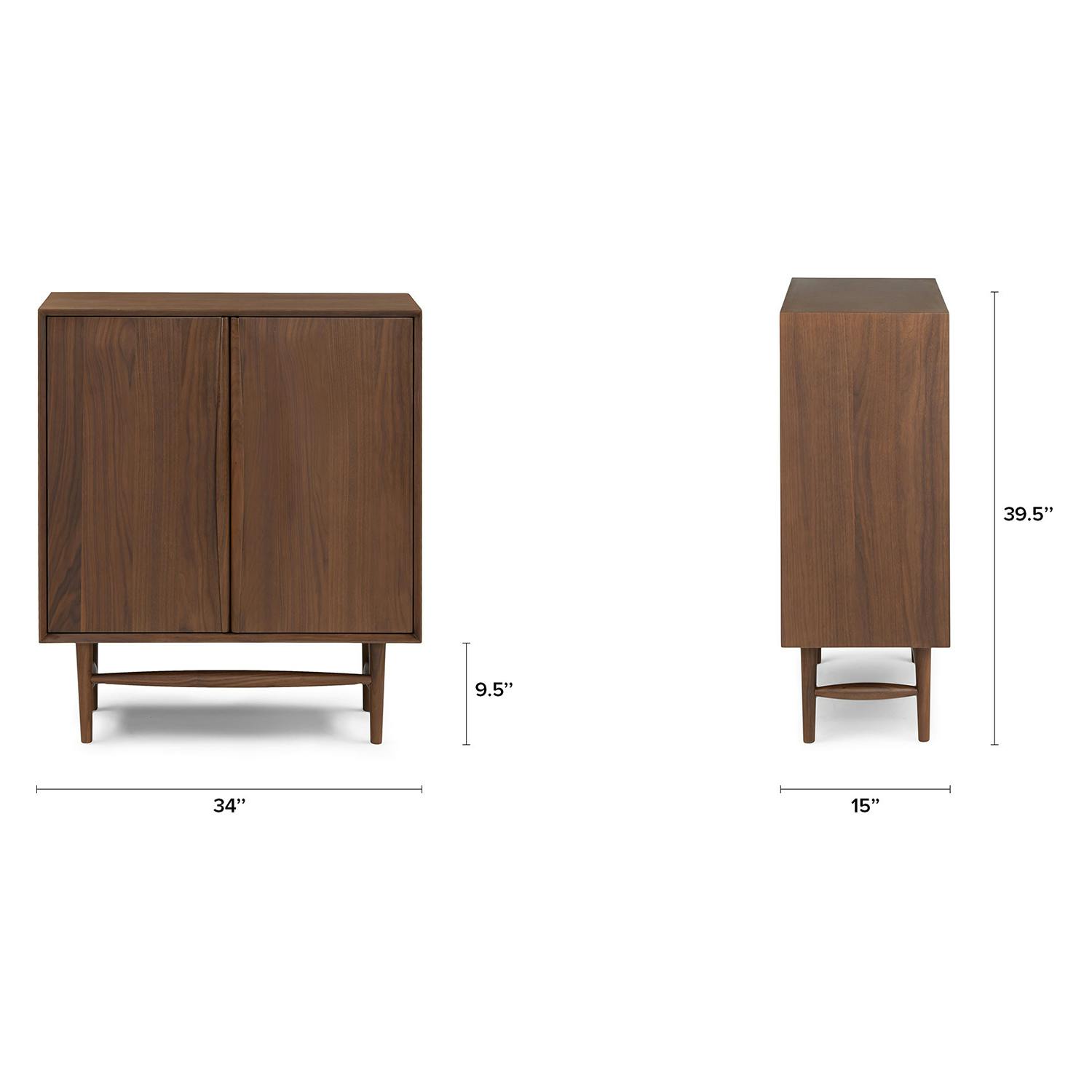 Landscape Products Cabinet Low Walnut 【公式通販】
