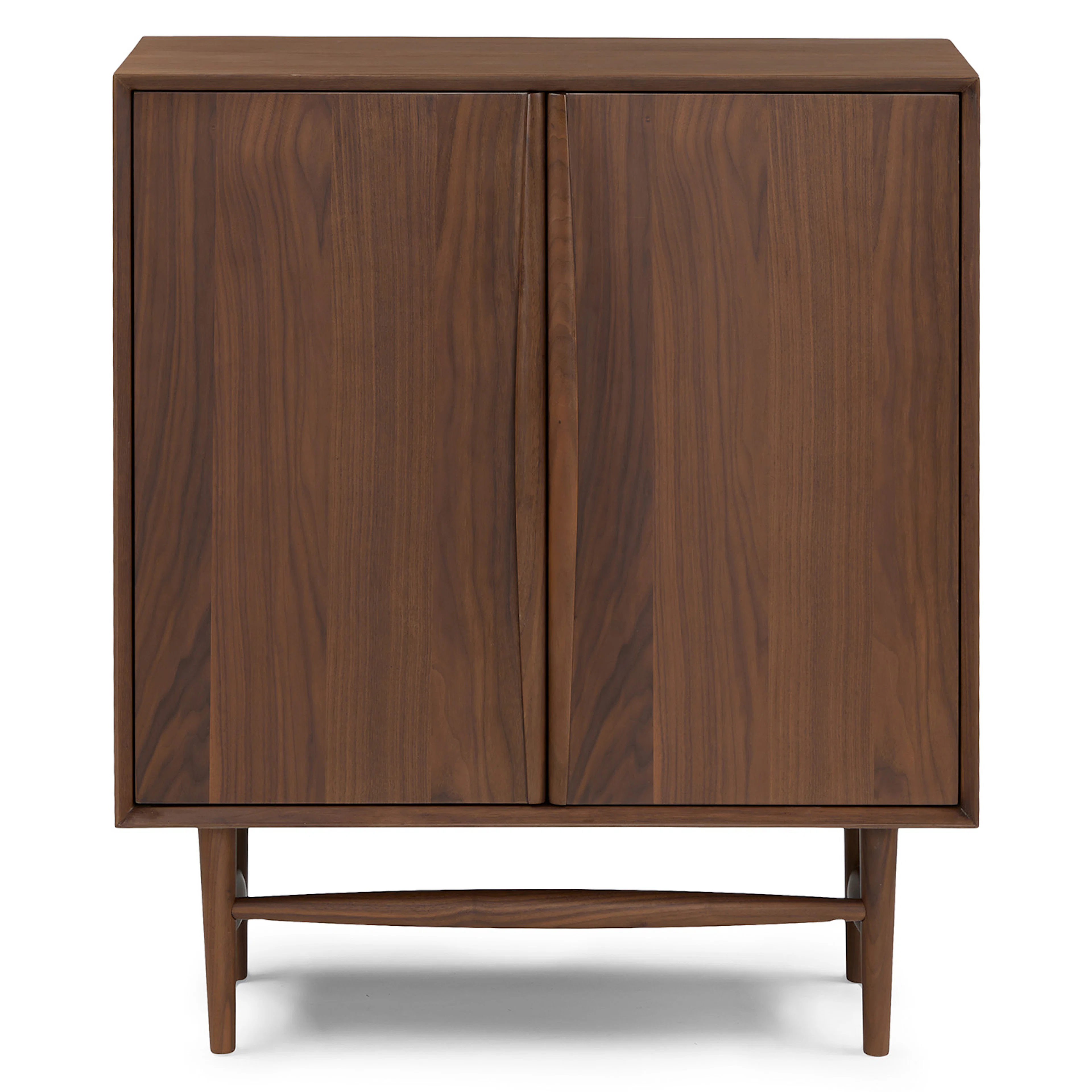 Lenia 34" Walnut Cabinet - Stylish Storage Solution