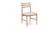 Wosla Bristol Gray Oak Dining Chair - Gallery View 1 of 10.