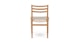 Wosla Bristol Gray Oak Dining Chair - Gallery View 4 of 10.