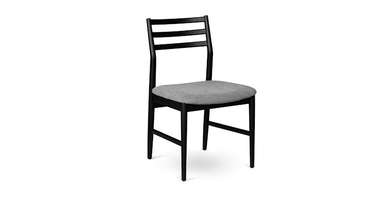 Wosla Dawn Gray Black Dining Chair - Primary View 1 of 10 (Open Fullscreen View).