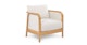 Malolo Jasmine Ivory Lounge Chair - Gallery View 1 of 13.