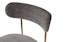 Viarsi Melange Charcoal Brass Dining Chair - Gallery View 8 of 11.