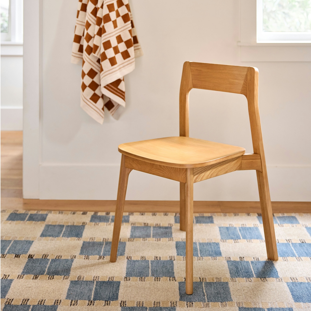 Gusfa Solid Oak Wood Dining Chair Article - Main Image