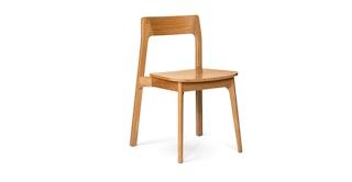 Gusfa Oak Stackable Dining Chair
