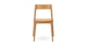 Gusfa Oak Dining Chair - Gallery View 3 of 12.