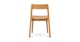 Gusfa Oak Dining Chair - Gallery View 4 of 11.