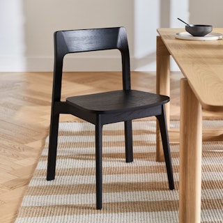 Gusfa Black Stackable Dining Chair