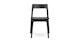 Gusfa Black Stackable Dining Chair - Gallery View 3 of 11.