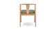 Fonra Algonquin Green Oak Dining Chair - Gallery View 4 of 11.