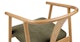 Fonra Algonquin Green Oak Dining Chair - Gallery View 7 of 11.